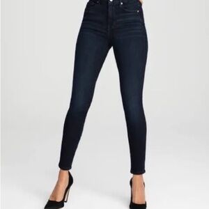 Good American Women’s Good Legs Jeans 8/29 Blue Skinny Jeans High Waist Stretch